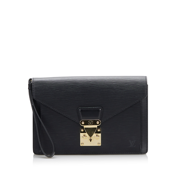 Louis Vuitton Handbags - LOUIS VUITTON Epi Pochette Sellier Dragonne Clutch Bag